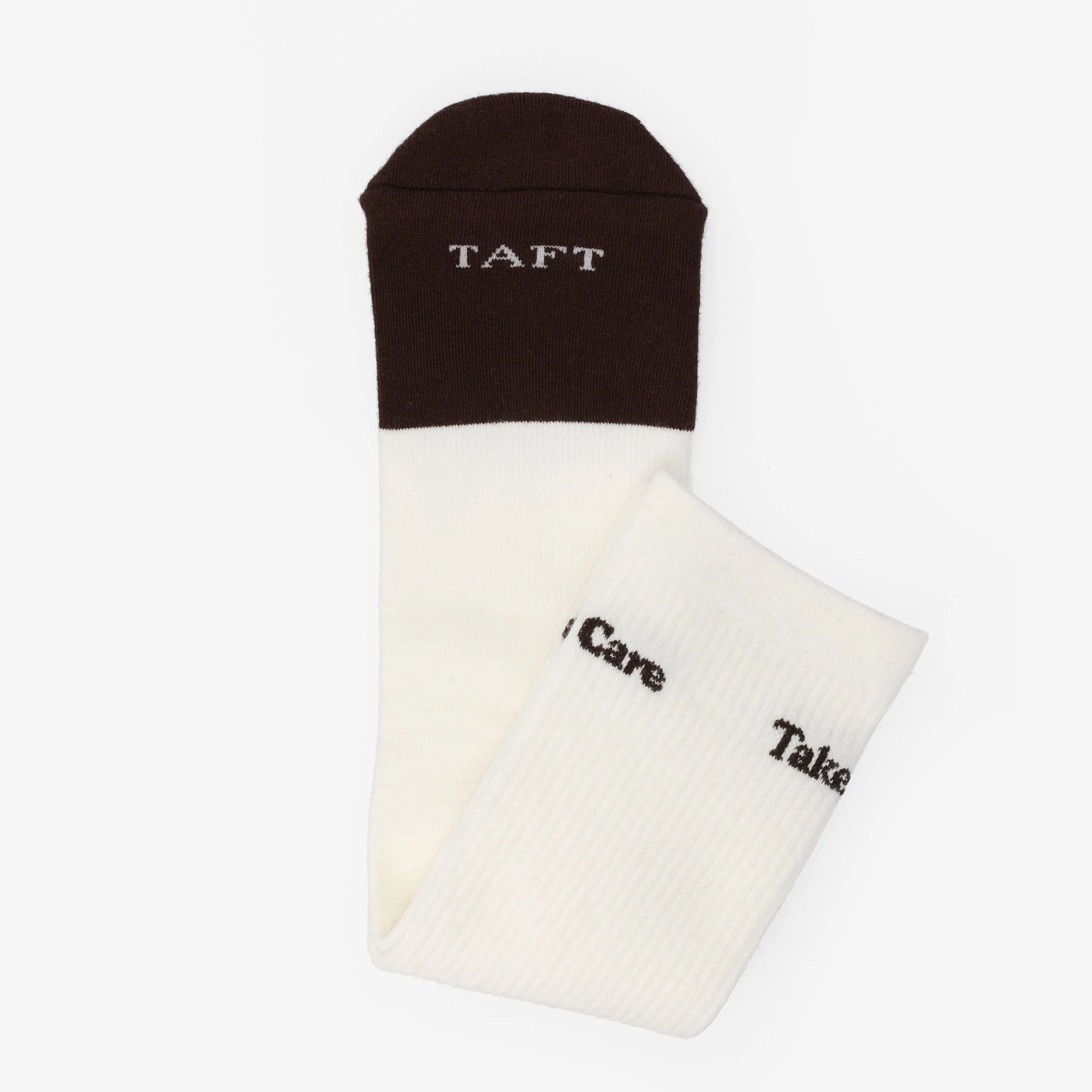 TAFT Black and Cream Socks 2-Pack - Image 6