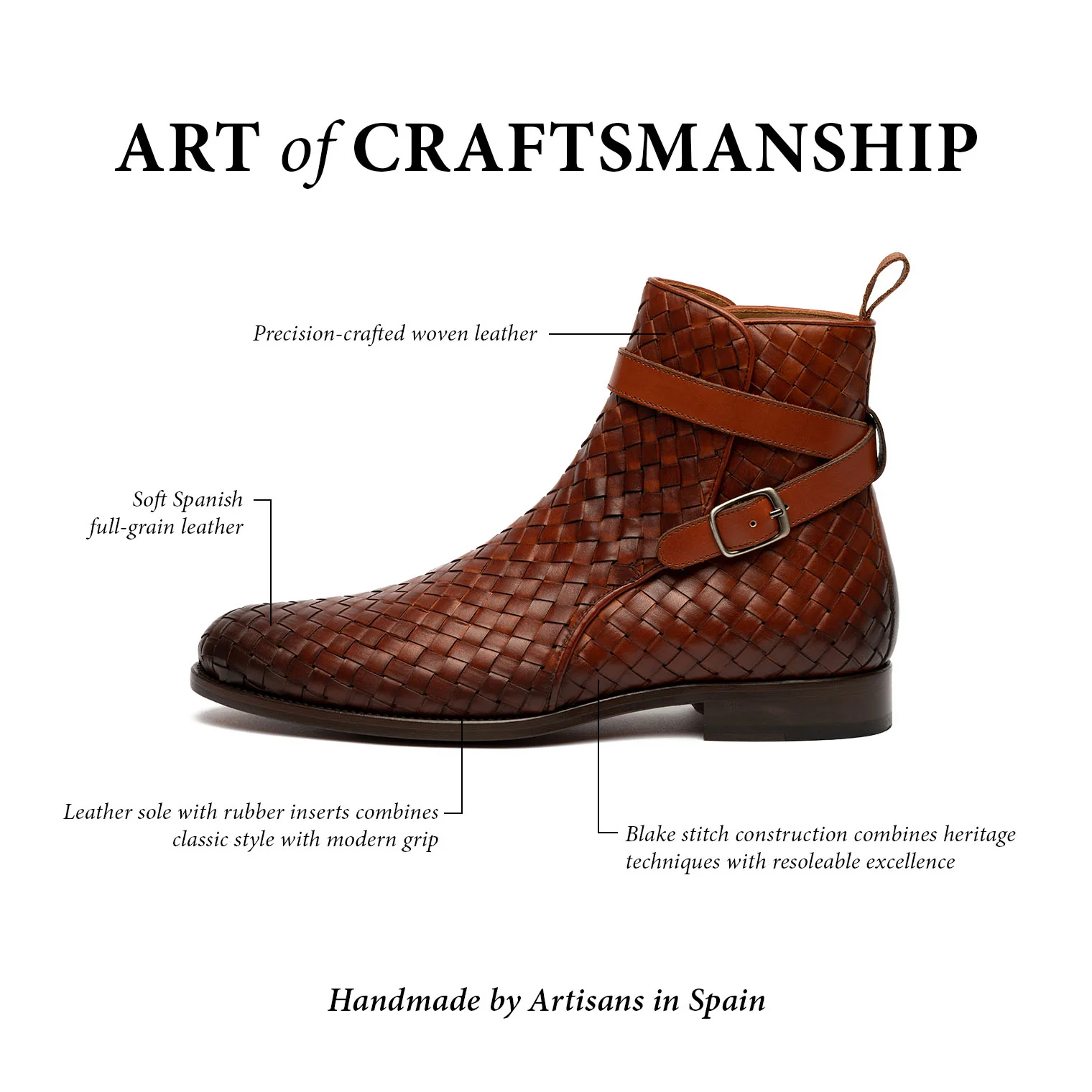 The Dylan Jodhpur Boot in Woven (Last Chance, Final Sale) - Image 6