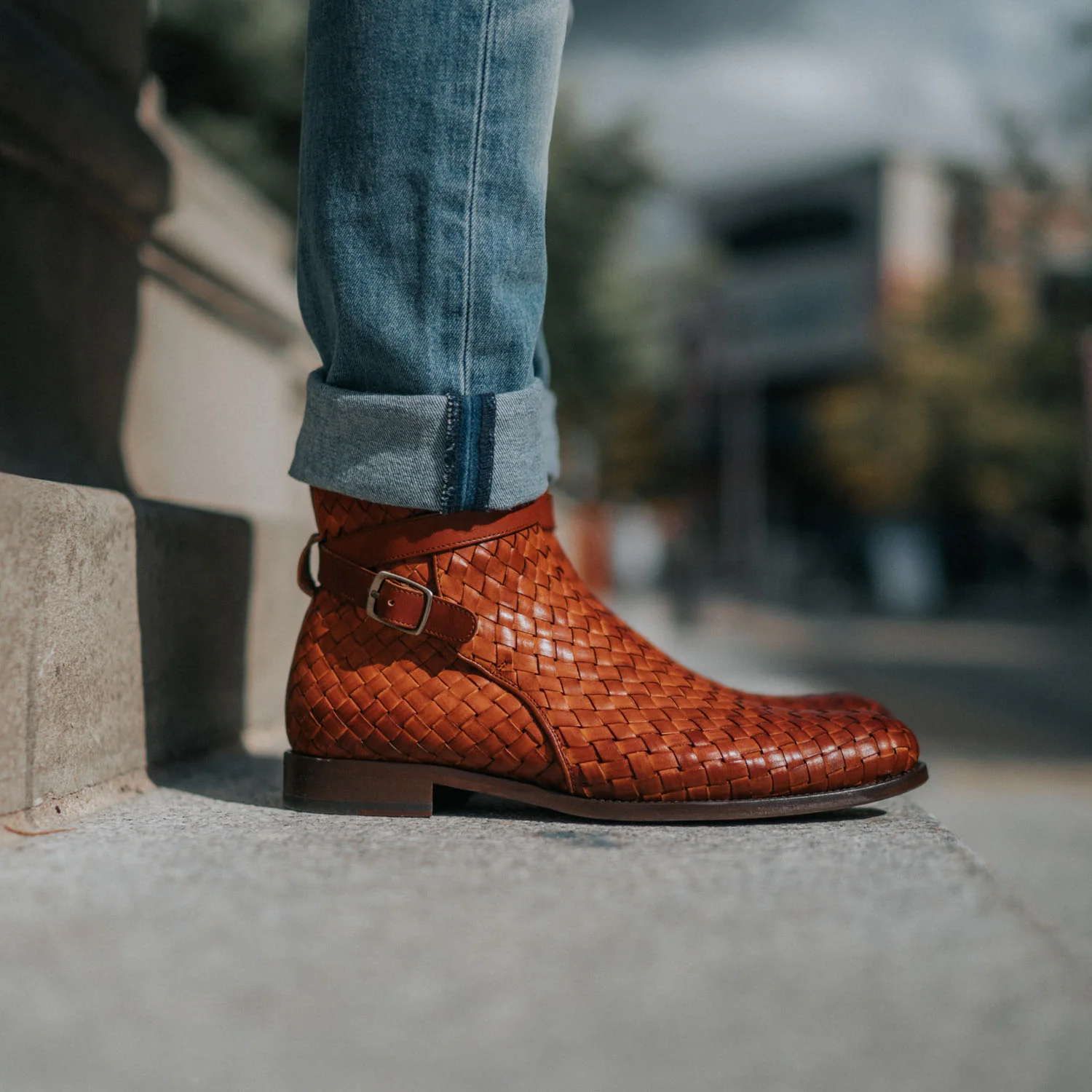 The Dylan Jodhpur Boot in Woven (Last Chance, Final Sale) - Image 7