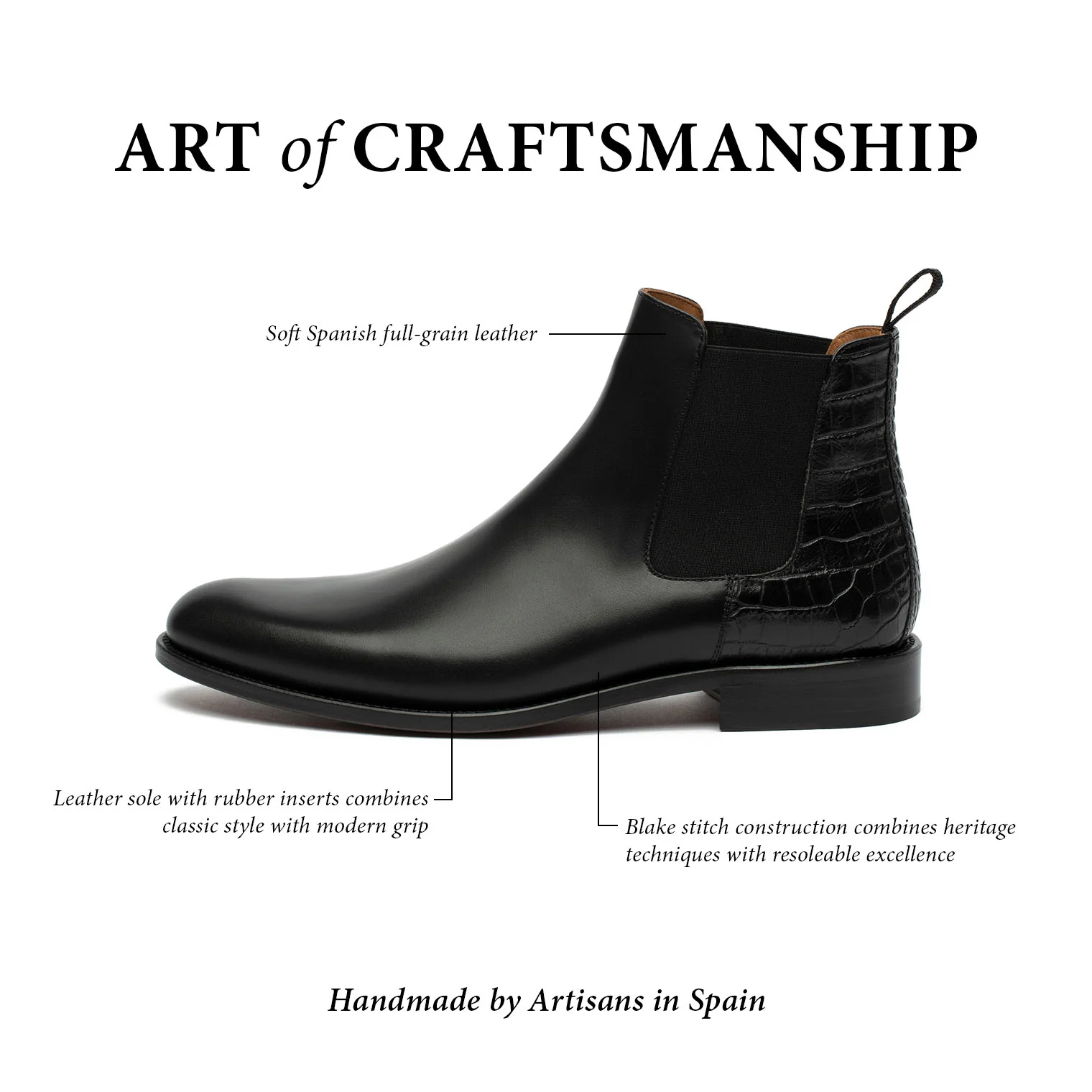 The Hiro Chelsea Boot in Midnight (Last Chance, Final Sale) - Image 6