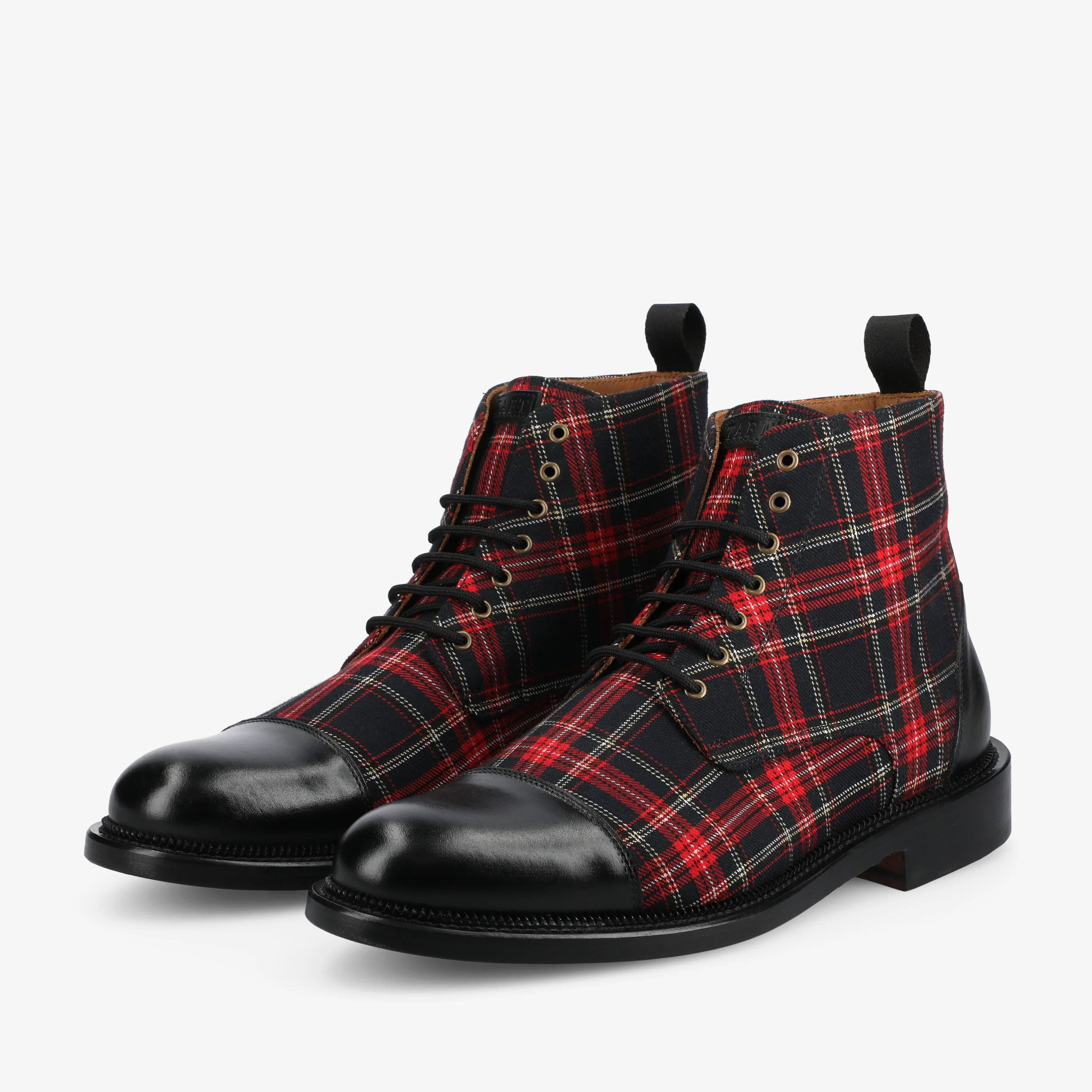 The Jack Dress Boot in Red Plaid - Image 3