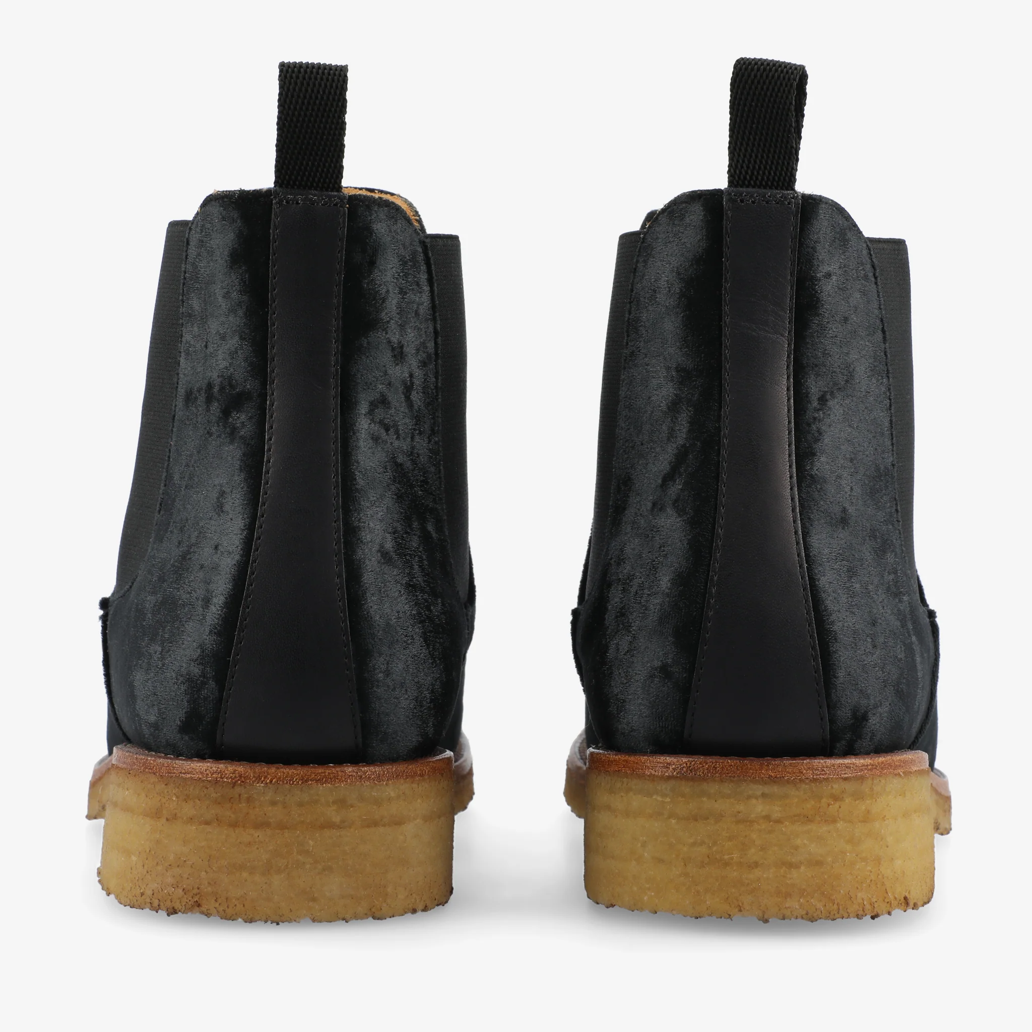 The Jude Boot in Black Velour - Image 6