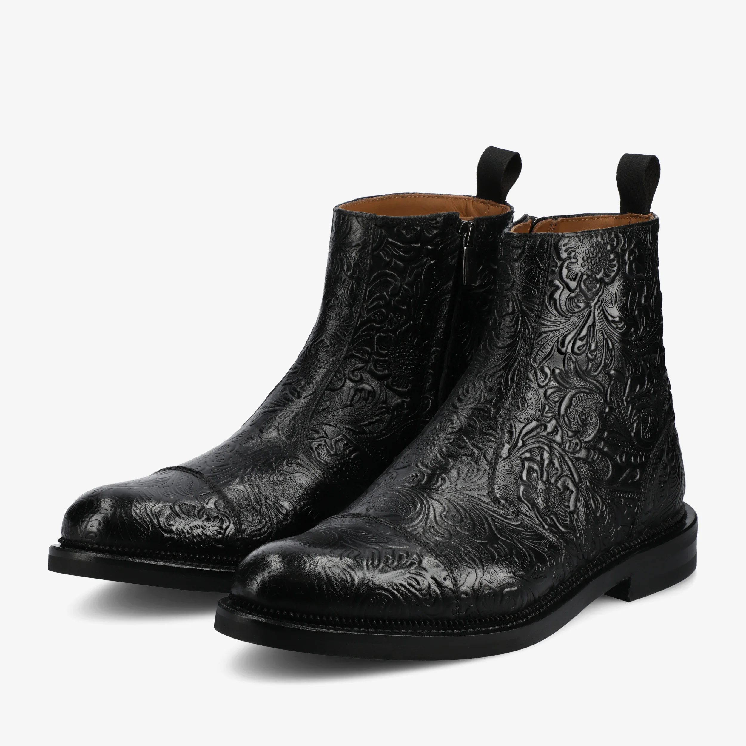 The Lewis Boot in Black Floral - Image 3