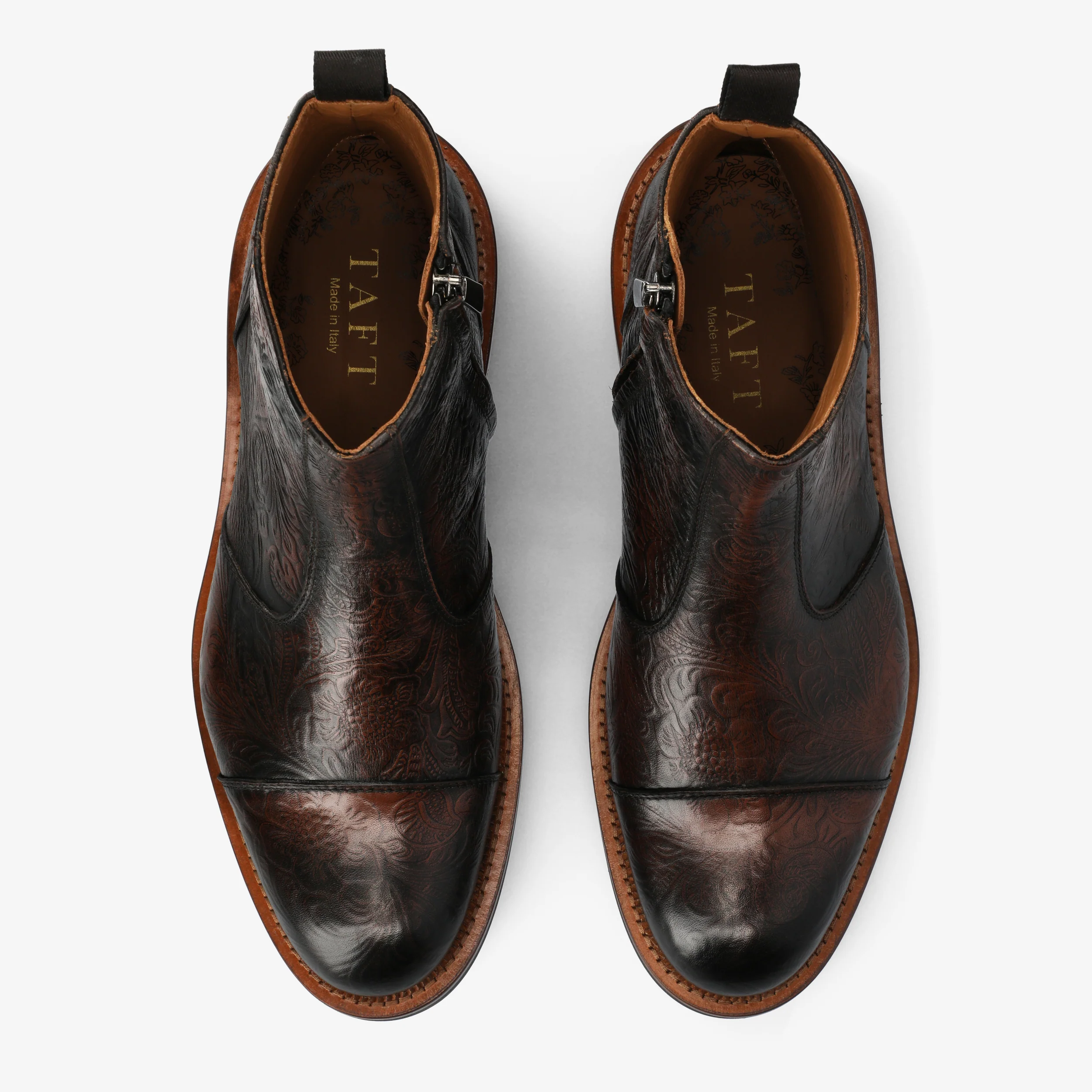 The Lewis Boot in Brown Floral - Image 4