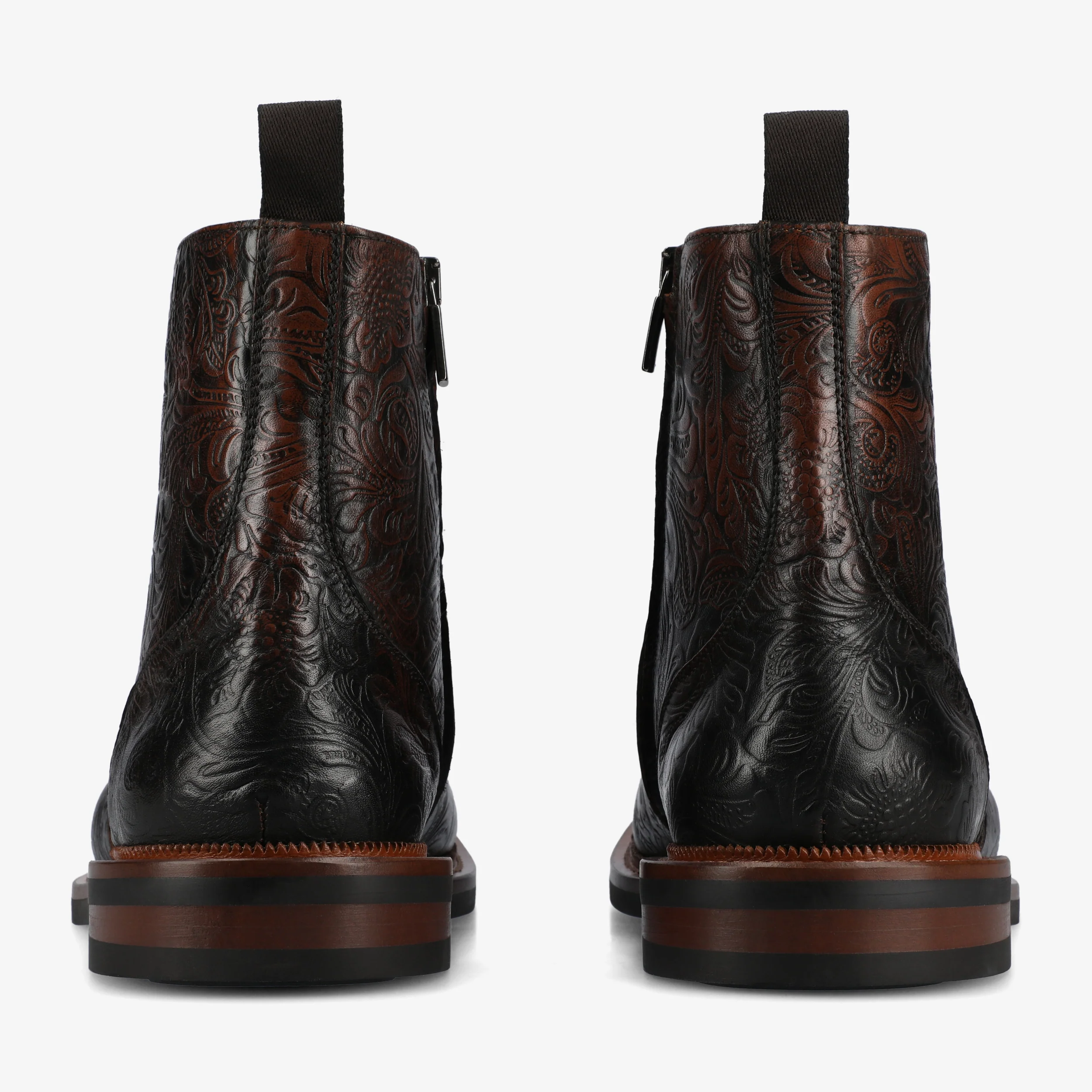 The Lewis Boot in Brown Floral - Image 5