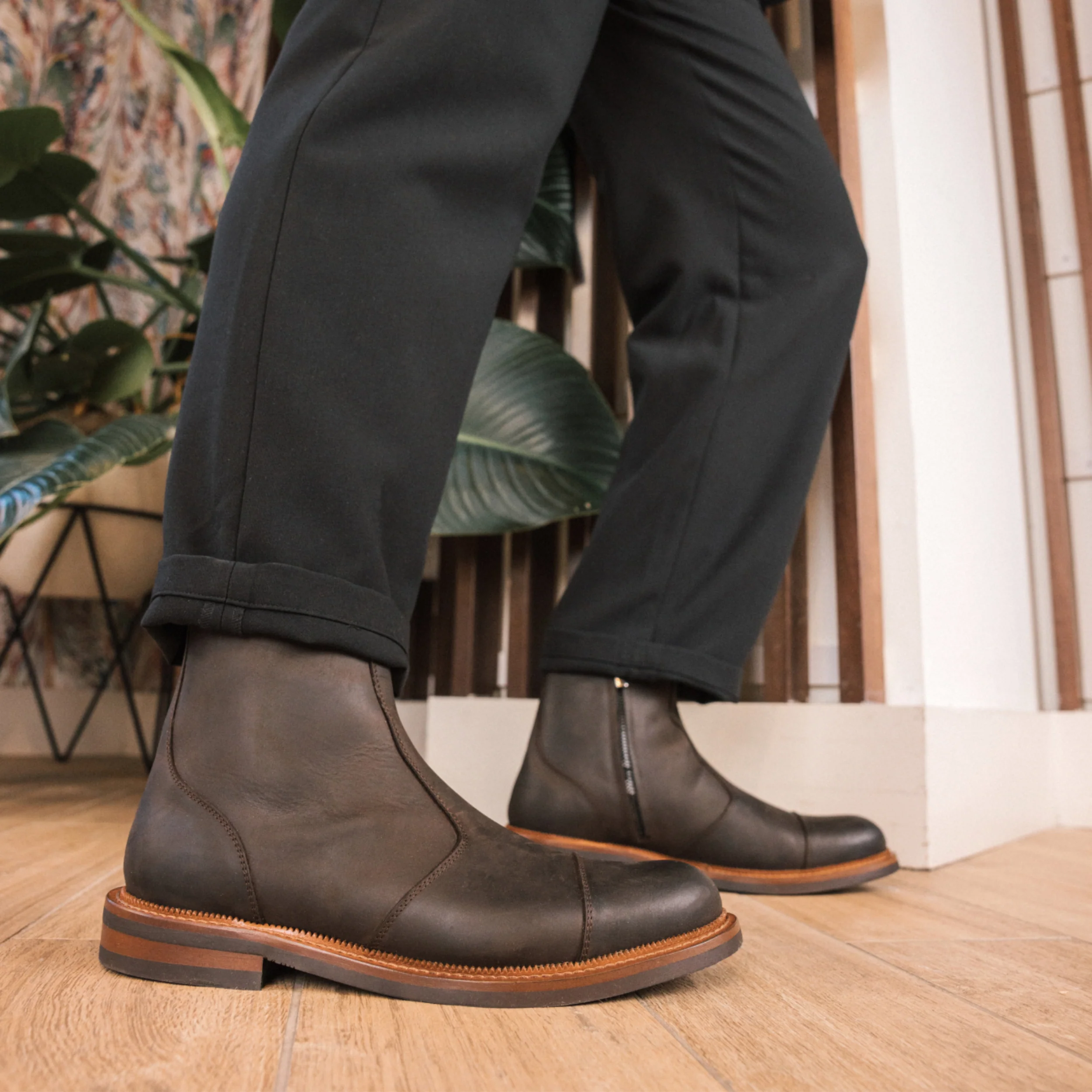The Lewis Boot in Dark Brown - Image 3