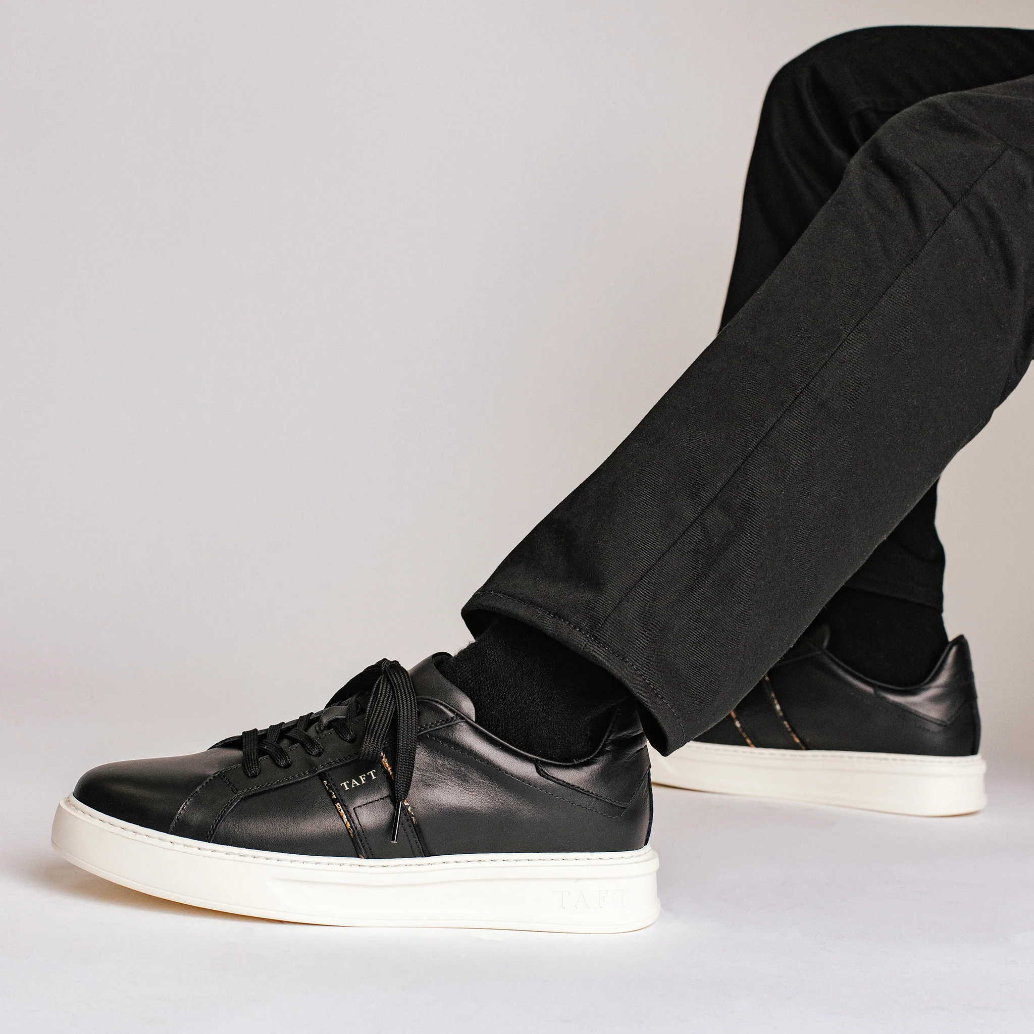 The Logan Sneaker in Black - Image 8