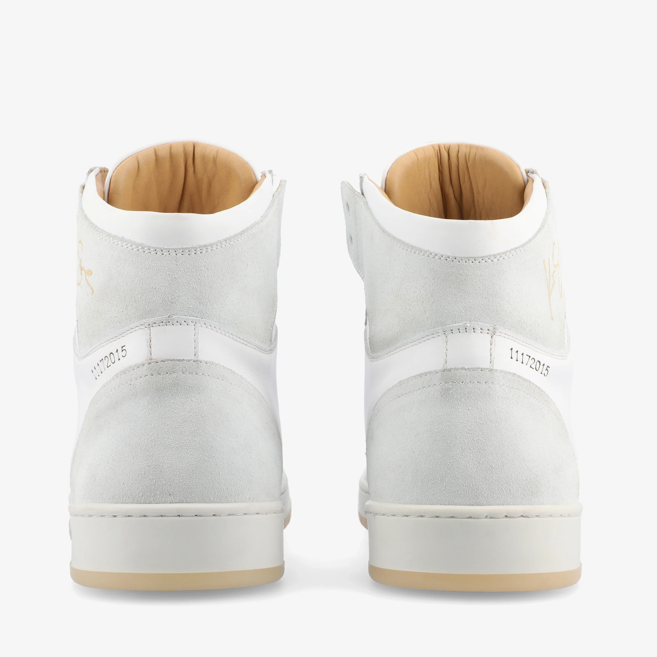 The Rapido High-top Sneaker in White Crane - Image 6