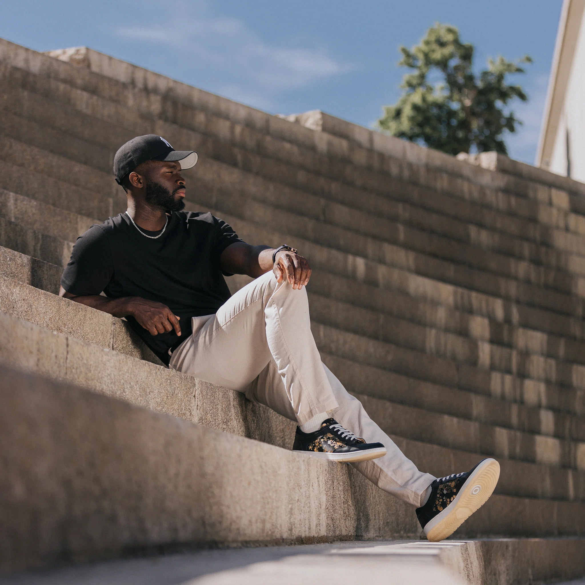 The Rapido Low Sneaker in Eden Noir (Last Chance, Final Sale) - Image 3