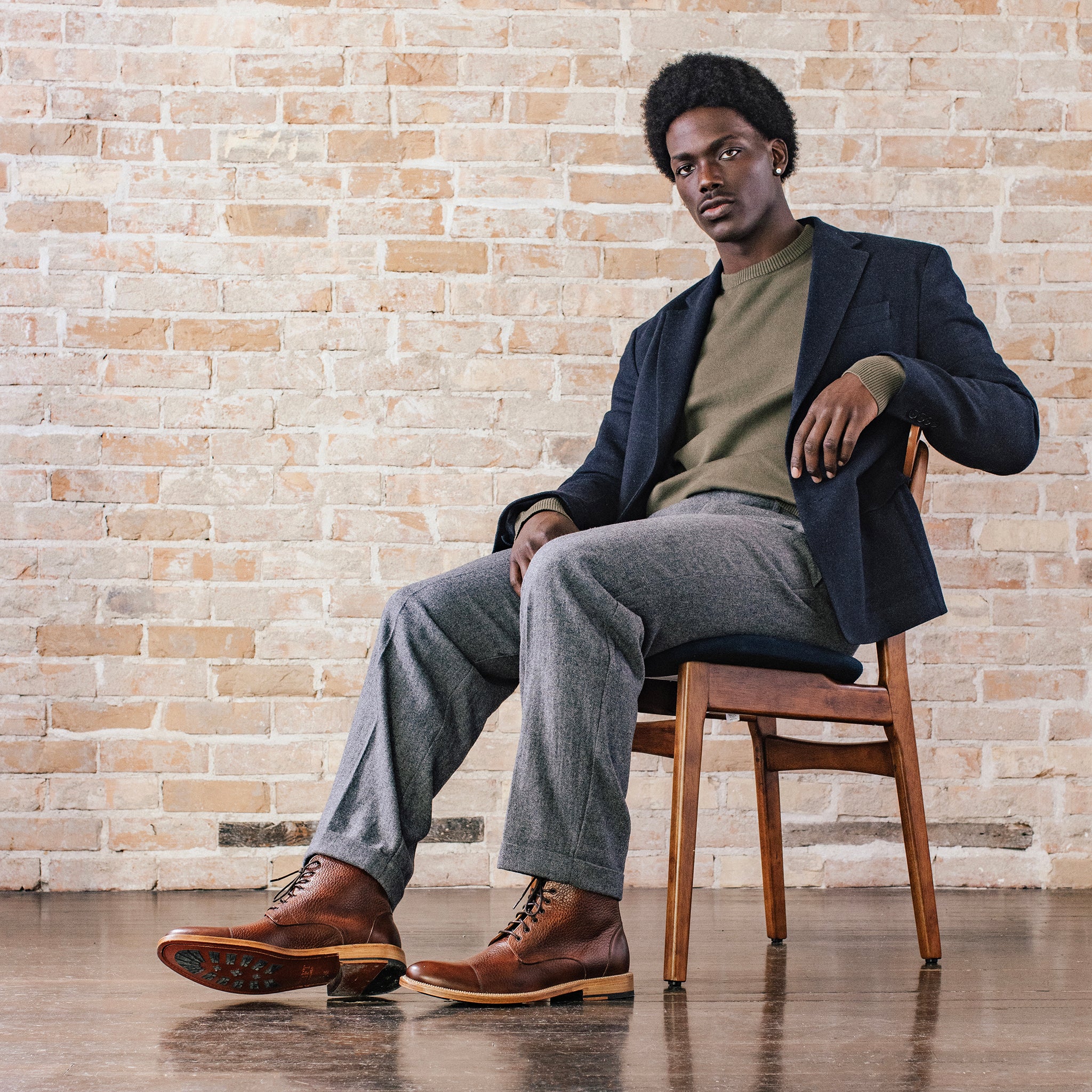 The Rome Boot in Brown - Image 4