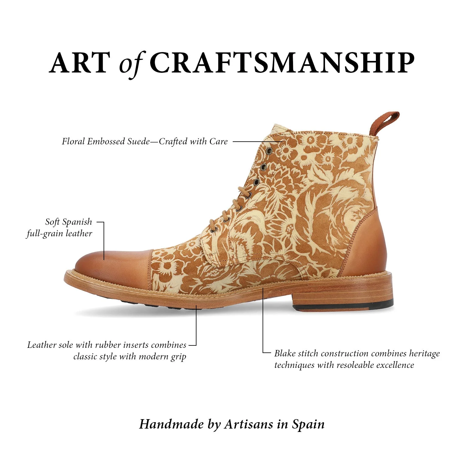 The Rome Boot in Floral - Image 7