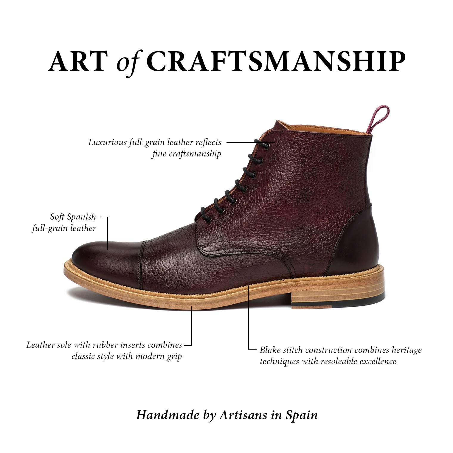 The Rome Boot in Oxblood - Image 8