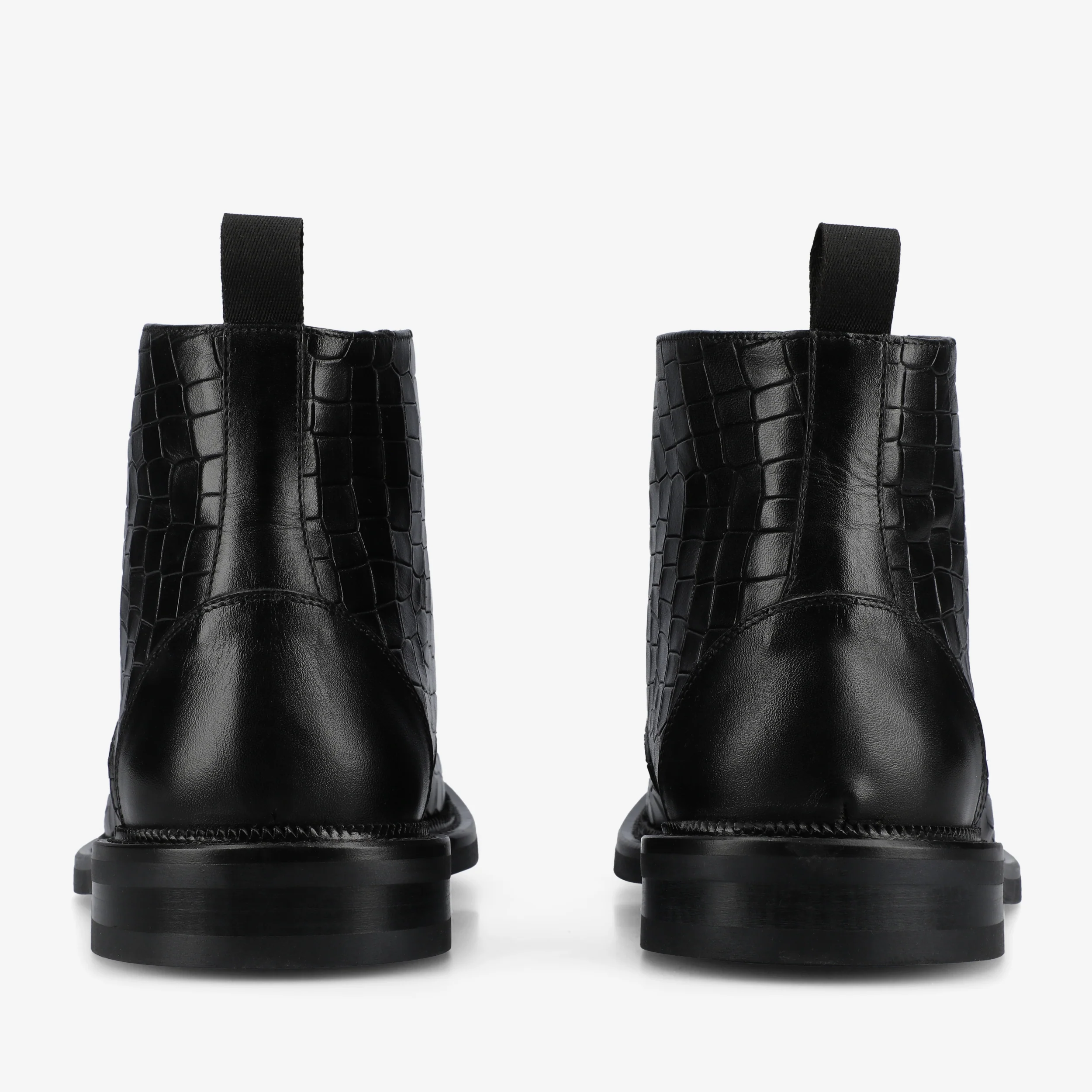 The Rome Boot in Black Croco - Image 6