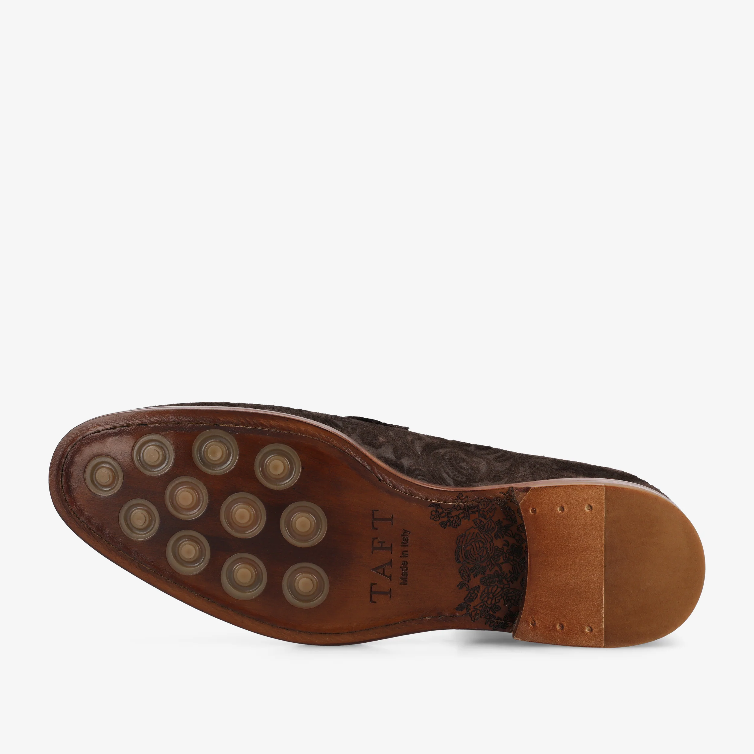 The Russell in Chocolate Floral Suede - Image 7